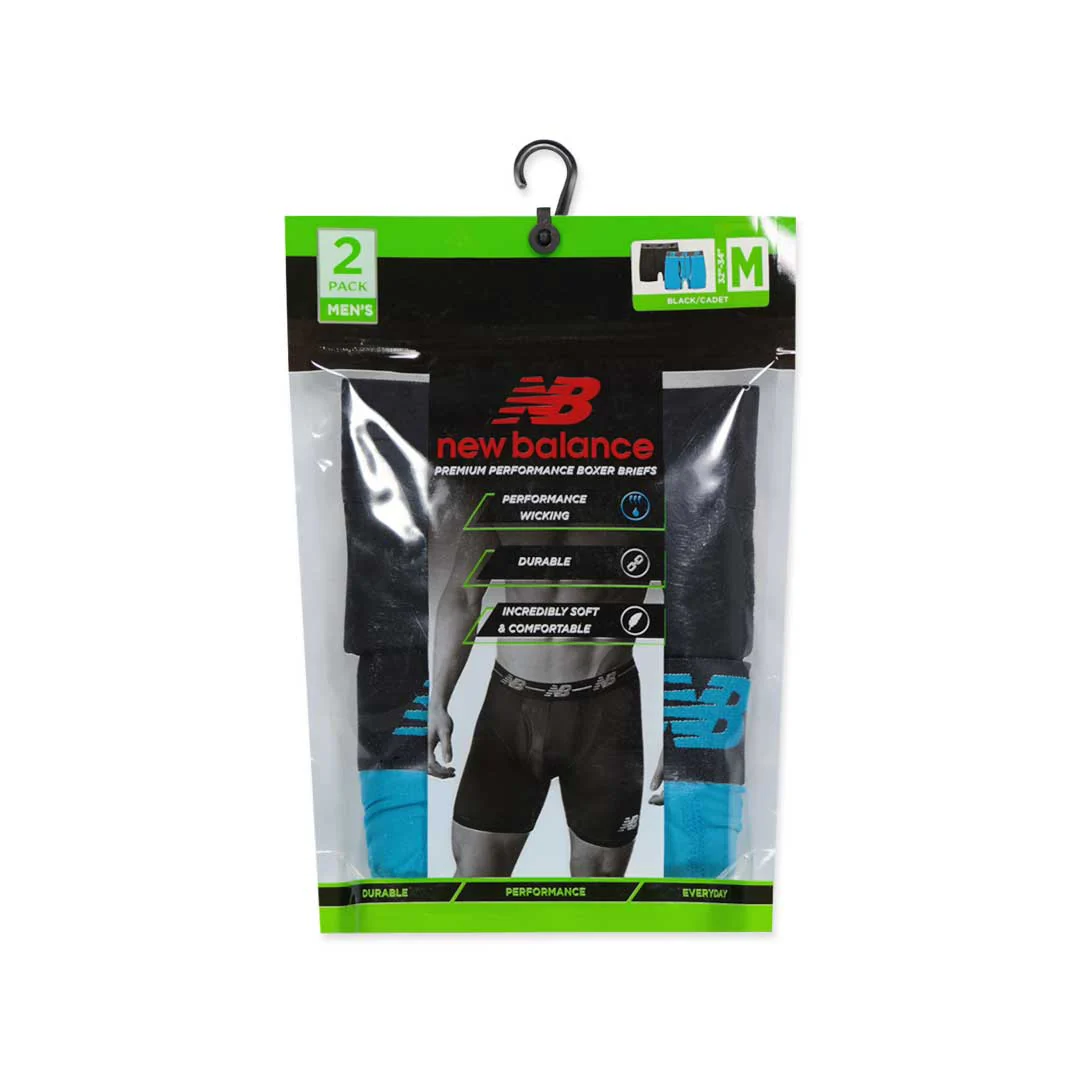 New Balance - Men's Premium 2 Pack Boxer Brief (NB3001-2 477N) - SVP Sports