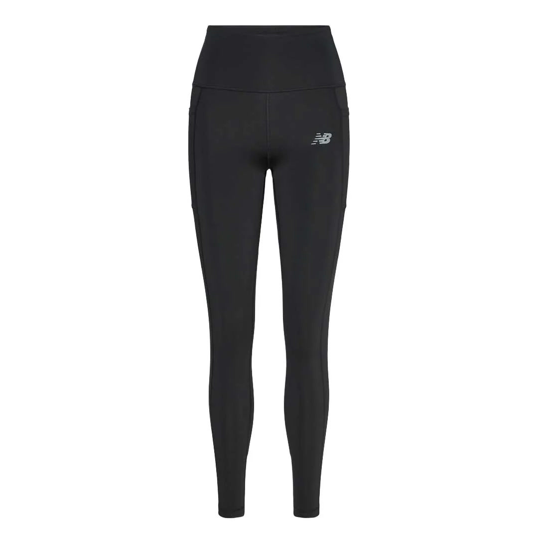 New Balance - Women's Sleek Pocket High Rise Leggings (WP41275 BK)