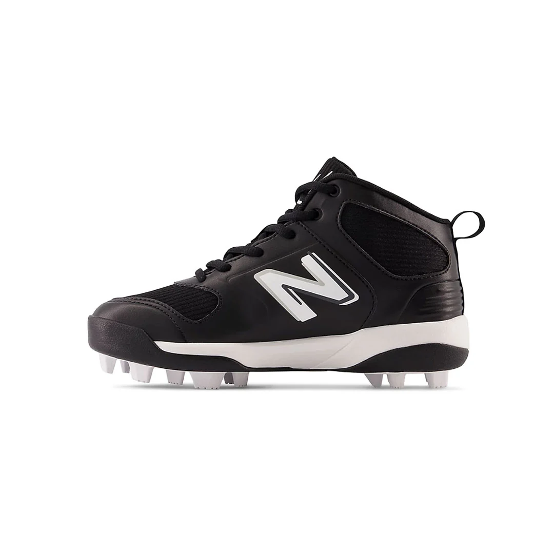 New Balance - Kids' (Preschool & Junior) 3000 v6 Rubber Molded Baseball Cleats (J3000BK6-M)