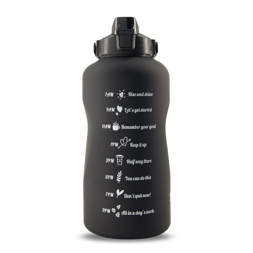 SVP Sports - 128oz Hydration Water Bottle (128OZ-SOLIDBLK)