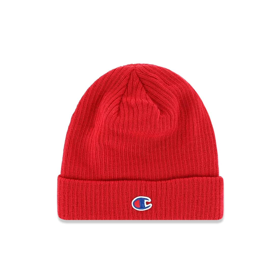 Champion - Unisex Ribbed Knit Beanie (CS4003 RD)