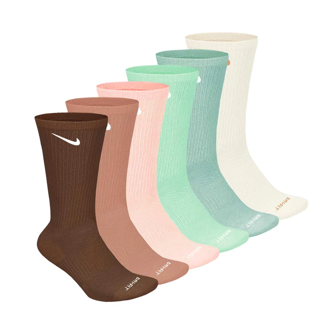 Nike - Unisex 6 Pack Everyday Plus Crew Socks (SX6897 971)